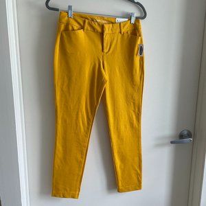 Old Navy Pixie Pant - Mustard/Marigold - 4